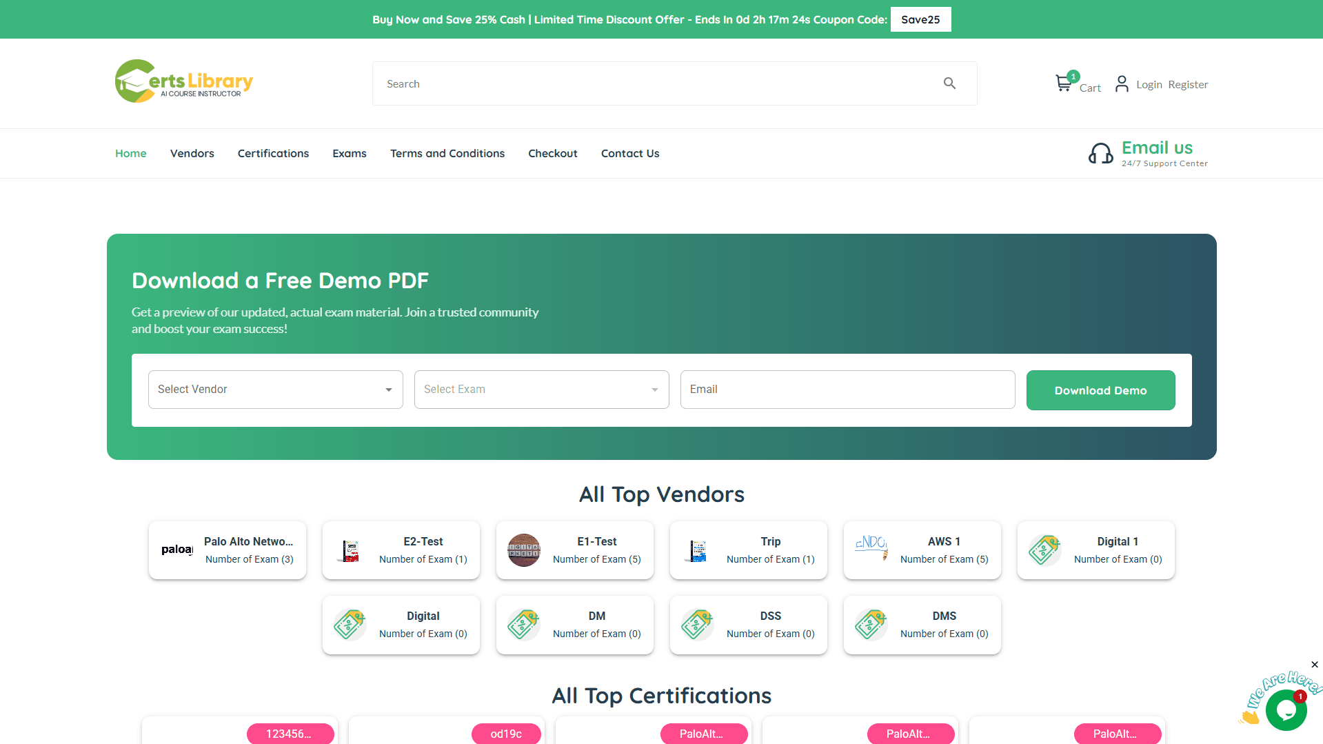 CertsLibrary - SaaS Platform - Multi-tenant SaaS platform with AI-powered content generation